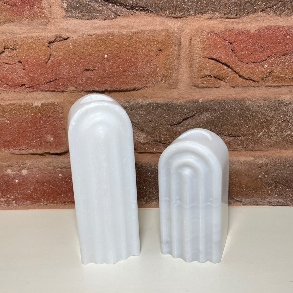 Stabkerzenhalter Marmor 2er Set